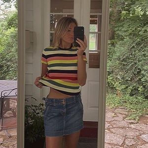 Zara Striped Knit Top